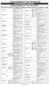 Ministry of Defence Jobs 2026 Advertisement