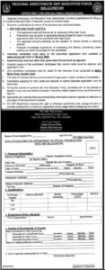 RD ANF Balochistan job advertisement 2026 for Special Public Prosecutor post at CNS Court Quetta